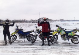 Зимняя езда на мотоциклах
