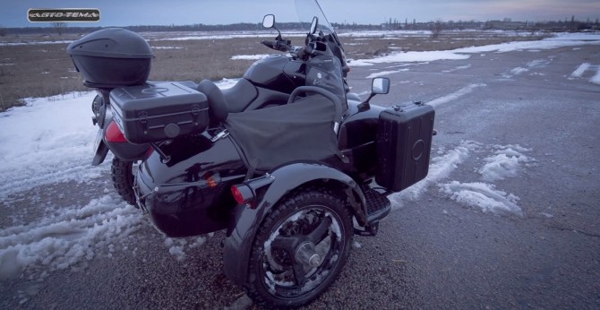 Suzuki с коляской ручной работы